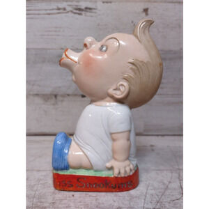 Vintage Schafer and Vater Kiss Snookums Porcelain Flask Nipper Baby German READ